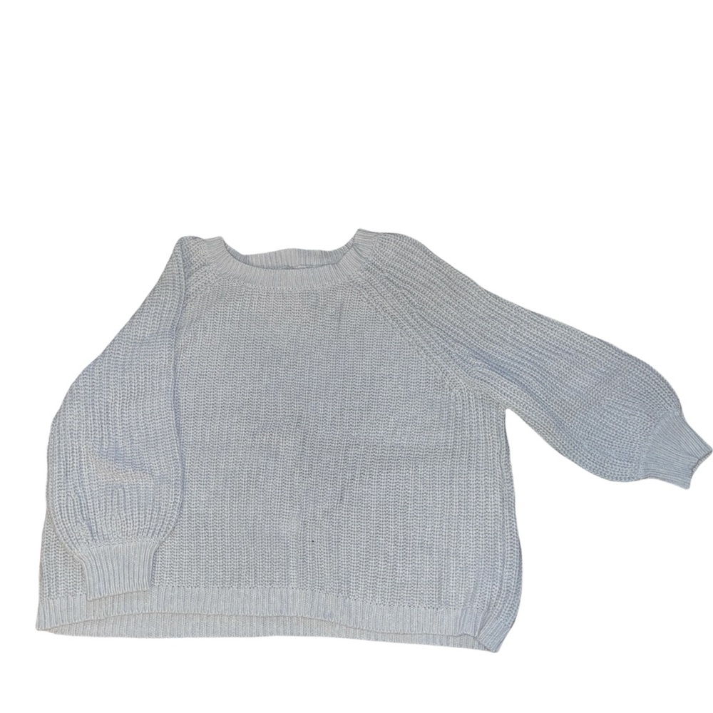 blue sweater